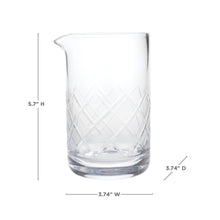 Load image into Gallery viewer, Crystal Mixing Glass