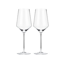 Load image into Gallery viewer, Angled Crystal Bordeaux Glasses