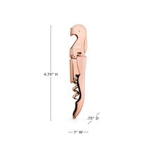 Load image into Gallery viewer, Copper Signature Double Hinged Corkscrew