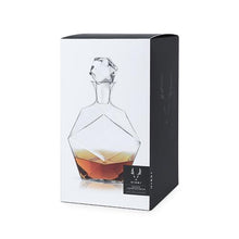 Load image into Gallery viewer, Faceted Crystal Liquor Decanter