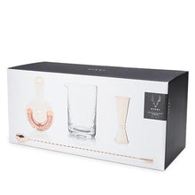 Load image into Gallery viewer, 4-Piece Copper Mixologist Barware Set