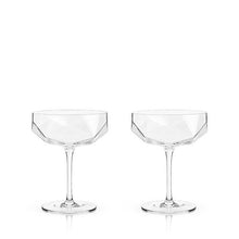 Load image into Gallery viewer, Faceted Crystal Coupes