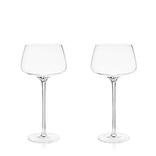 Load image into Gallery viewer, Angled Crystal Amaro Spritz Glasses