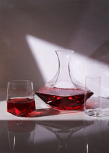 Load image into Gallery viewer, Faceted Crystal Wine Decanter