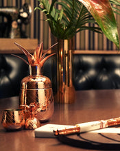Load image into Gallery viewer, Copper Pineapple Cocktail Shaker