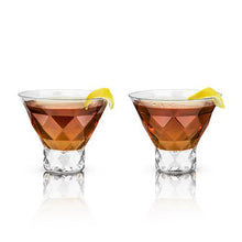 Load image into Gallery viewer, Gem Crystal Martini Glasses