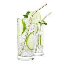 Load image into Gallery viewer, Gold Cocktail Straws
