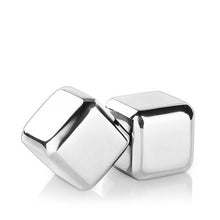 Load image into Gallery viewer, Glacier Rocks® Large Stainless Steel Cubes

