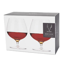 Load image into Gallery viewer, Crystal Wingback Brandy Glasses
