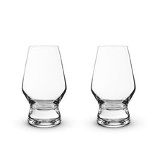 Load image into Gallery viewer, Footed Crystal Scotch Glasses
