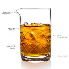 Load image into Gallery viewer, Crystal Mixing Glass
