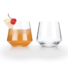 Load image into Gallery viewer, Angled Crystal Cocktail Tumblers
