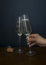 Load image into Gallery viewer, Angled Crystal Champagne Flutes
