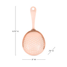 Load image into Gallery viewer, Copper Julep Strainer
