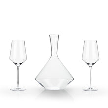 Load image into Gallery viewer, 3-Piece Angled Crystal Bordeaux Set
