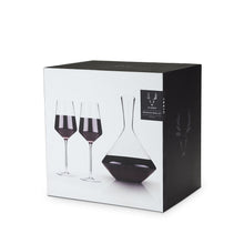 Load image into Gallery viewer, 3-Piece Angled Crystal Bordeaux Set
