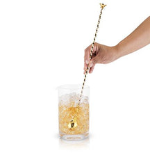 Load image into Gallery viewer, Belmont: Gold Muddler Barspoon
