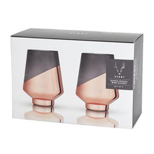 Load image into Gallery viewer, Dipped Crystal Stemless Wine Glasses
