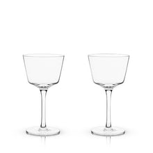 Load image into Gallery viewer, Angled Crystal Nick &amp; Nora Glasses
