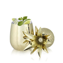 Load image into Gallery viewer, 16oz Gold Pineapple Tumbler
