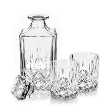 Load image into Gallery viewer, Admiral 3-Piece Decanter &amp; Tumbler Set
