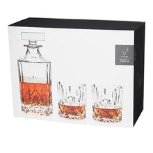 Load image into Gallery viewer, Admiral 3-Piece Decanter &amp; Tumbler Set
