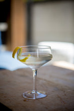 Load image into Gallery viewer, Angled Crystal Coupe Glasses
