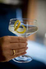 Load image into Gallery viewer, Angled Crystal Coupe Glasses
