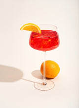 Load image into Gallery viewer, Angled Crystal Amaro Spritz Glasses
