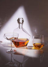 Load image into Gallery viewer, Faceted Crystal Liquor Decanter

