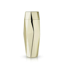 Load image into Gallery viewer, Faceted Gold Cocktail Shaker
