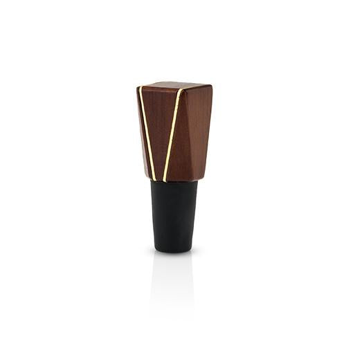 Belmont: Acacia & Gold Bottle Stopper