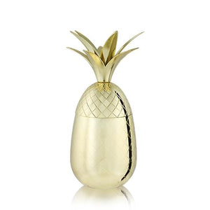 16oz Gold Pineapple Tumbler