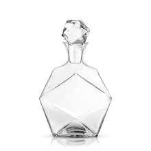 Load image into Gallery viewer, Faceted Crystal Liquor Decanter
