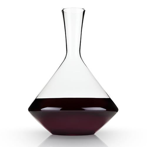 Angled Crystal Wine Decanter